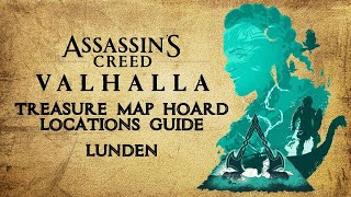 Assassins Creed Valhalla  LUNDEN  Treasure Map Hoard Location  Solution [upl. by Anwahsal]