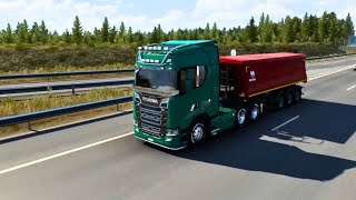 Francia  Scania S  Wielton Trailer  De Burdeos a Bayona  ETS2 [upl. by Petie]