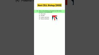 neet cell biology questions wall membranes structure mitochondria chloroplast endoplasmic reticulum [upl. by Fabrianna966]