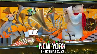 NYC Christmas Walk 2023 ✨ Macys Holiday Windows 2023 ✨ [upl. by Aneryc]