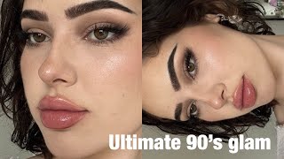 COOL TONES 90’S MAKEUP LOOK [upl. by Recnal]