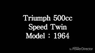 Triumph 500cc Model 1964 Rebuild [upl. by Skurnik953]