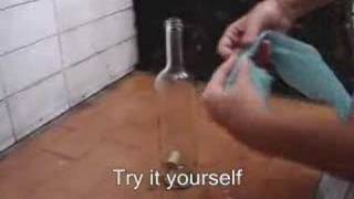 Removing a cork from the bottle trick [upl. by Beatty663]