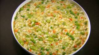 Marco Pierre White recipe for Spring Veg Risotto [upl. by Rainer980]