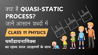 QuasiStatic Process Explained I Thermodynamics I Class 11 Physics [upl. by Ripp]