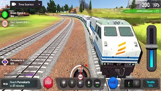 Indonesian Train Sim Game Android Gameplay Videos  Train Wala Game Download [upl. by Aneelas880]