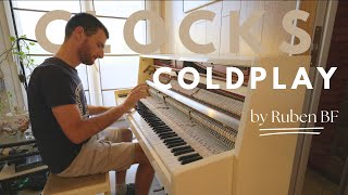 Clocks  Coldplay Advanced Piano Cover by Ruben BF [upl. by Terhune]