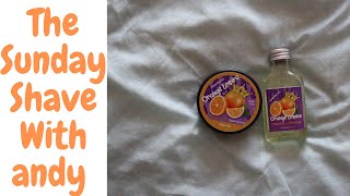 Andys Sunday Shave with Orange Empire [upl. by Adamsun]