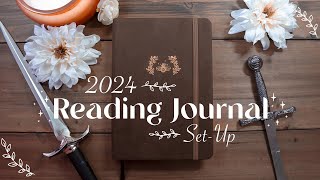 2024 reading journal set up 🗡️ simple amp easy spreads [upl. by Ivanna]