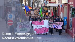 Demo gegen Rechtsextremismus in Worms [upl. by Adehsar]