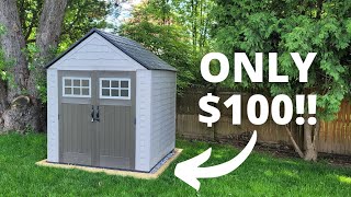 Building a Shed Foundation for 100  TIMELAPSE [upl. by Malina]