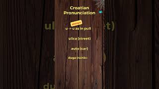 Croatian Alphabet u How to Learn Croatian the Easy Way shorts learning croatian alphabet [upl. by Elehcar529]