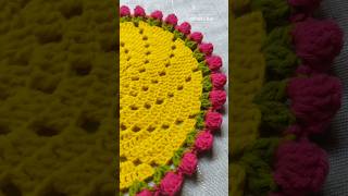 Crochet Tulip Thalposh Pattern for Beginners 😱🌷crocheting [upl. by Intyrb308]