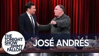 Chef José Andrés Teaches Jimmy to Make Tortilla Española [upl. by La]