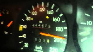 Mercedes Benz 190 25 turbo diesel top speed [upl. by Topping228]