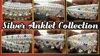 Silver Anklet Collection  New Payal Design  வெள்ளி கொலுசு [upl. by Lindly]