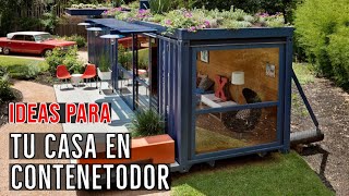 Ideas para tu CASA CONTENEDOR [upl. by Humo]