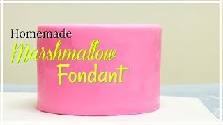 Marshmallow Fondant  Homemade Recipe [upl. by Nicholle]