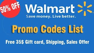 Walmart Promo Code 2023  Walmart Discount Code  Walmart Coupon Code [upl. by Maggi]