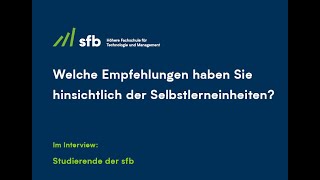 sfb Bildungszentrum Studenteninterviews Selbstlerneinheiten  Teil 4 [upl. by Tezil805]