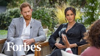 The Numbers Behind Oprah’s Meghan Markle And Prince Harry Interview  Forbes [upl. by Yrneh930]