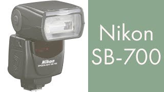 Flash Speedlight Nikon SB700 [upl. by Waddington]