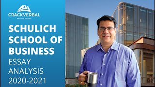 How to get into Schulich School of Business A detailed Analysis of Application Essay 20202021 [upl. by Millwater]