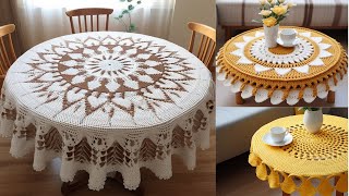 Discover the Art of Crocheting Tablecloths Inspiration and Ideas [upl. by Sirovat]