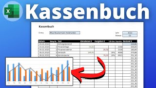 Excel Kassenbuch Vorlage  Kassenbuch selbst erstellen Mehrwertsteuer Diagramm Erklärung [upl. by Lienad]