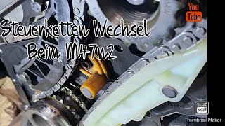 X3 e83 20d M47N2 MIT 150PS Steuerkette wechseln 240000km [upl. by Akimas964]