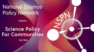 Science Policy for Communities Connor LockKate BurnsLaura BallekCole [upl. by Ahseym]