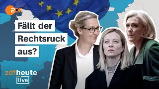 Europawahl 2024 Analysen zur politischen Stimmung in Deutschland und Nachbarländern  ZDFheute live [upl. by Harsho]