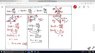 GCSE Maths Grade 10 Trignometry  Trignometric Ratios to find Missing Side [upl. by Romney868]