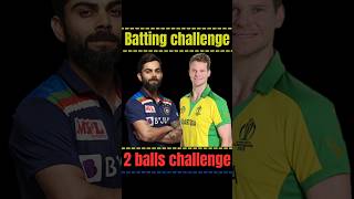 King kohli vs Smith  3 balls challenge shorts trendingbgtchallengeshortscricket [upl. by Storfer]