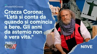 Crozza Corona quotL’età si conta da quando si comincia a bere Gli anni da astemio non è vera vitaquot [upl. by Llevaj]