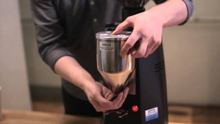 Mazzer Robur Electronic Conical Burr Espresso Grinder Overview [upl. by Ahsienel972]