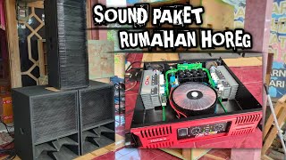 PAKET sound rumahan horeg clarity Power rakitan 15A class H  Kecil cabe rawit [upl. by Chae]