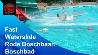 Rode Boschbaan 25m OnOffslide Boschbad Apeldoorn Holland [upl. by Pogue]