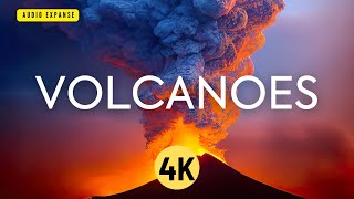 Lava 4k  Volcanoes in 4k  Relaxing 4K Drone Footage [upl. by Schapira389]