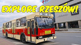 Explore Rzeszów in the Iconic Red Jelcz Bus [upl. by Amick]