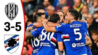 CesenaSampdoria 35 Tutti i gol e gli highlights [upl. by Telimay]