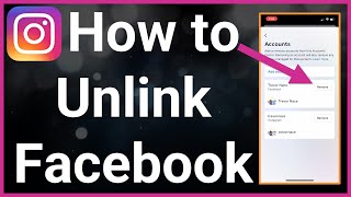 How To Unlink Facebook From Instagram [upl. by Polivy]