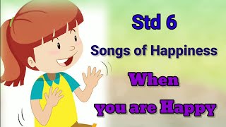 When you are happy  Std 6 English poem  Danials studio [upl. by Apps448]