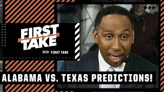 Alabama will be UP BY 30 vs Texas 🗣  Stephen A on Bama vs Texas  First Take [upl. by Roberson152]