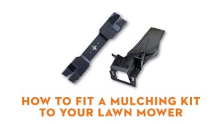 How to Fit a Mulch Kit to Your STIHL Lawn Mower  STIHL GB [upl. by Mortimer536]