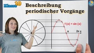 Sinus Kosinus Periodische Vorgänge  Trigonometrie  Klasse 10 ★ Wissen [upl. by Cl]