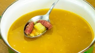 Zuppa di piselli e salsicce affumicate è una vera delizia  SaporitoTV [upl. by Guod]