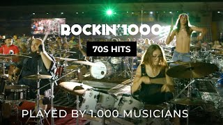 70s hits performed by 1000 musicians [upl. by Bouzoun]