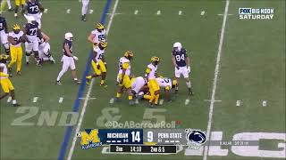 Kris Jenkins Michigan DL vs Penn State 2023 [upl. by Carlita351]