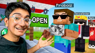 I Opened a YOUTUBERS SHOP in Minecraft [upl. by Ijic]